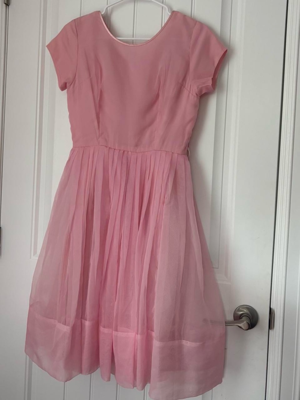 True vintage 1950s pink dress